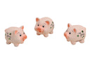 Mini Glücksschwein aus Keramik, „Viel Glück“, B4 x T3 x H3 cm