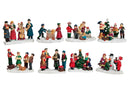 Miniatur-Weihnachtsfiguren aus Poly, sortiert, 7 cm
