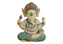 Ganesha aus Poly Bunt (B/H/T) 17x23x11cm