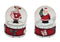 Schneekugel Weihnachtsdekor aus Poly, 2-fach sortiert (B/H/T) 3.5x4.5x3.5 cm
