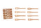 Pfannenwender mit 8 Sprüche  auf Display aus Holz Natur 8-fach, (B/H/T) 40x40x20cm, 32 Stk. auf Display