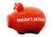 Spardose KCG Kleinschwein, Meine 1. Million, aus Keramik (B/H/T) 12,5x9x9 cm