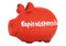 Spardose KCG Kleinschwein, Kapitalistenschwein, aus Keramik (B/H/T) 12,5x9x9cm