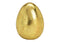 Ei aus Keramik gold (B/H/T) 6x8x6cm