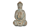 Buddha sitzend aus Poly Antikgold (B/H/T) 14x25x10cm