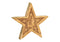 Stern mit Winterdekor aus Mangoholz natur (B/H/T) 25x25x4cm