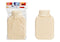 Wärmflasche Strickbezug 2L aus Kunststoff creme (B/H/T) 21x32x2cm