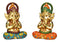 Ganesha Yoga aus Poly gold 2-fach, (B/H/T) 15x22x11cm