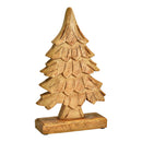 Aufsteller Tannenbaum aus Mangoholz natur (B/H/T) 18x28x6cm