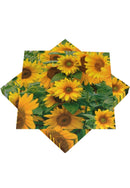 20 Servietten m. Motiv, 3-lg., 33*33cm, Sonnenblumen