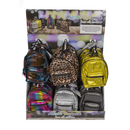 Geldbörse, Metallic Backpack, mit Reissverschluss