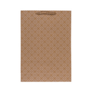 Kraftpapier-Geschenktüte, mit Blumenverzierung,