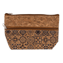 Tasche aus Kork, Mandala, mit Reissverschluss,