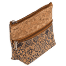Tasche aus Kork, Mandala, mit Reissverschluss,