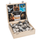 Metall-Schlüsselanhänger, Worry Hearts, ca. 3 cm,