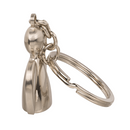 Gebürsteter Metall-Schlüsselanhänger, Engel,