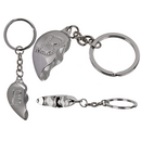 Metall-Schlüsselanhänger, Broken Heart,