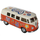 Metall-Modellauto mit Rückziehmotor, VW T1 Bus