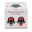 Massagegerät mit 3 LED, ca. 10 cm,