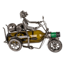 Metall-Flaschenhalter, Motorradfahrer I,
