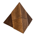 Naturholz-Geduldsspiel, ca. 4,5 x 4,5 cm,