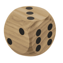Holz-Würfel, ca. 6 x 6 cm,