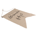 Naturfarbener Wimpel, Weihnachten,