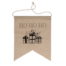 Naturfarbener Wimpel, Weihnachten,