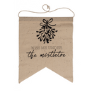 Naturfarbener Wimpel, Christmas,
