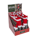 Textil-Flaschenüberzug, Weihnachtsmütze & Schal,