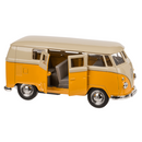 Modellauto mit Rückziehmotor, VW T1 Bus 1963,