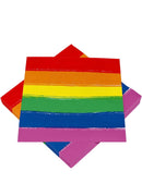 20 Servietten m. Motiv, 3-lg., 33*33cm, Rainbow