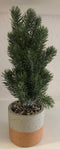 Weihnachtsbaum im Keramiktopf, 39cmH
