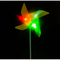 Bunte Windmühle mit 3 LED, farbwechselnd, H: 28 cm