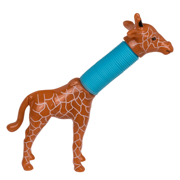 Stretch-Giraffe mit LED,  ca. 11 x 12 x 3 cm,