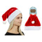 Weihnachtsmütze "Kuschel" rot/weiß 