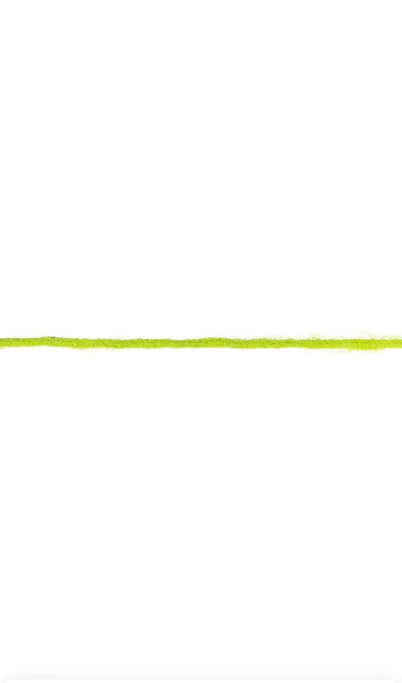 Filz-Kordelband, 3m*5mm, Schafwolle, 9 F.,i.Display,be green