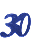 Zahlen-Streudeko, 14g, metallic, bunt sortiert, 30