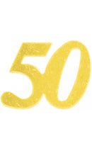 Zahlen-Streudeko, 14g, metallic, gold, 50