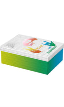 5 Geschenkboxen im Set, rechteckig, Birthday Graffiti