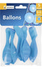 5 Ballons "uni", Ø 25cm, türkis