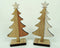 Trendiger Tannenbaum aus Holz XL mit Sternspitze