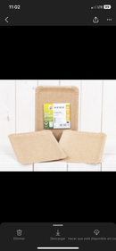 20 Pappteller, natur, 17*23cm,Kraftkarton,Frischf.,FSC,be green