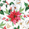 Tissue servietten-Watercolour Poinsettia