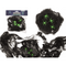 Spinnennetz, inkl. 4 Glow in the Dark Spinnen,