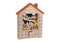 Adventskalender mit Beleuchtung, Haus aus Holz, B38 x T9 x H49 cm