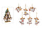 Hänger Engel auf Baum aus Holz, 6-fach sortiert (B/H/T) 13x8x0.5 cm/8x13x0.5 cm