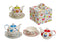 Teekannen-Set mit Tasse+Teller Sortiert aus Porzellan, B17 x T13 cm