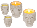 Citronella Kerze im Buddha-Topf,