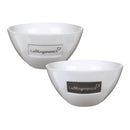 M¸slischale "Lieblingsmensch" aus Porzellan, 2-fach, Weiﬂ (B/H/T) 13x7x13cm 400ml